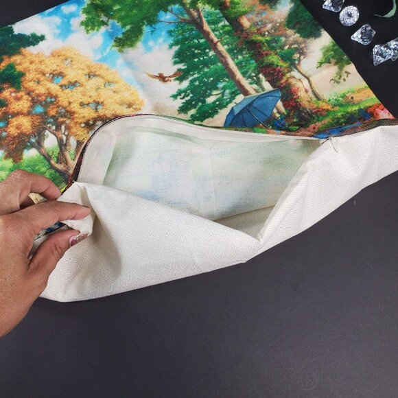 Winnie Pooh Sham Pillowcase Umbrella Accent Pillow Cushion Cover Home Decor - Picture 10 of 14